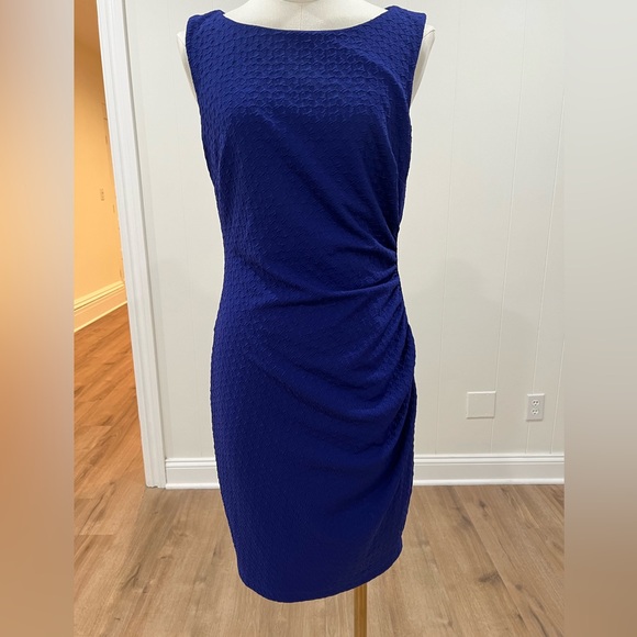 Bisou Bisou Michele Bohnot Ruched Dress Size 10 - Picture 10 of 13